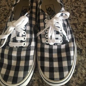 Vans Black and White Gingham